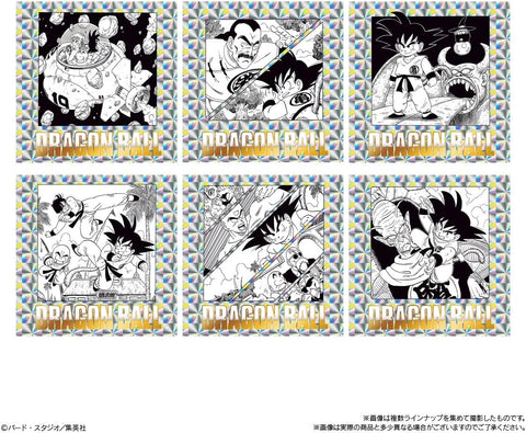 Individually wrapped Dragon Ball sticker wafer packs with random holographic collectible stickers inside