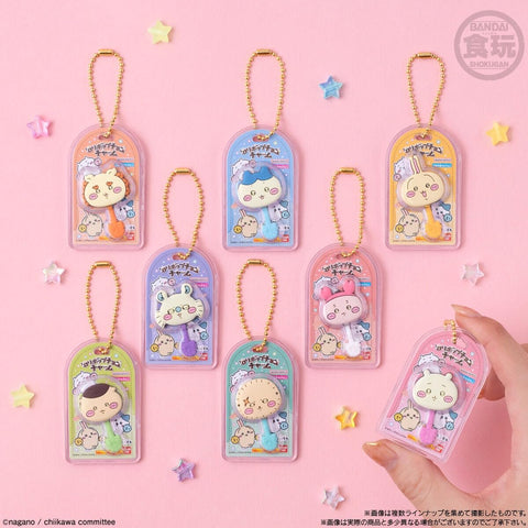 Chiikawa collectible chocolate charms with choco snack