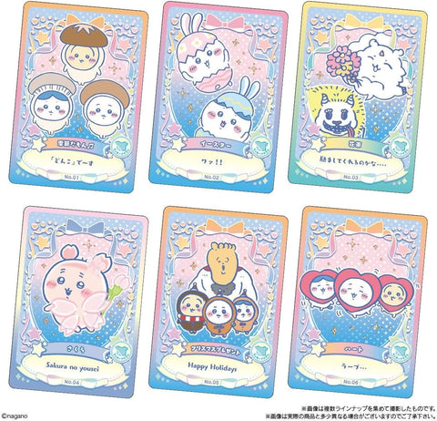 Individually wrapped Chiikawa cocoa cream wafer snack with card