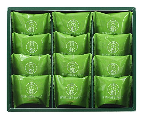 Colombin Kyoto Matcha Baked Chocolat 12 pieces front packaging