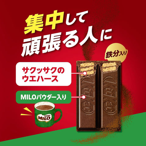KitKat MILO chocolate bars – energizing Japanese chocolate with iron supplement