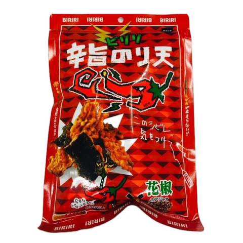 Daiko Biriri-kun spicy seaweed tempura snack 60g from Japan