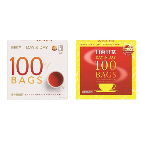 Mitsui Norin Nitto Day & Day Black Tea Bags 100P – Gentle Aroma, Smooth Taste