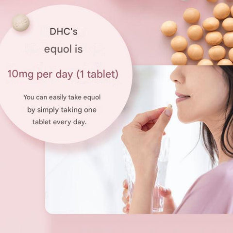 DHC Equol women's wellness supplement 30 tablets made from fermented soy germ extract