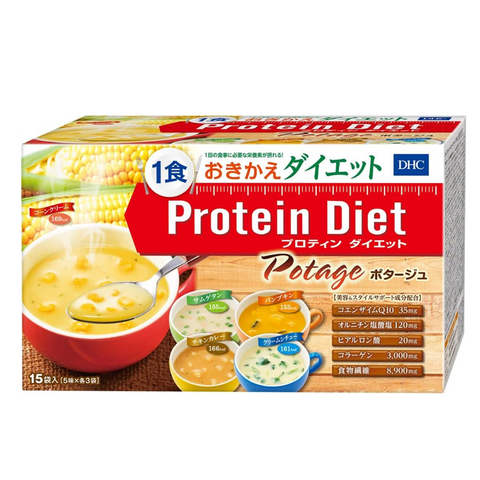 DHC Protein Diet Potage meal replacement soup with 5 savory flavors