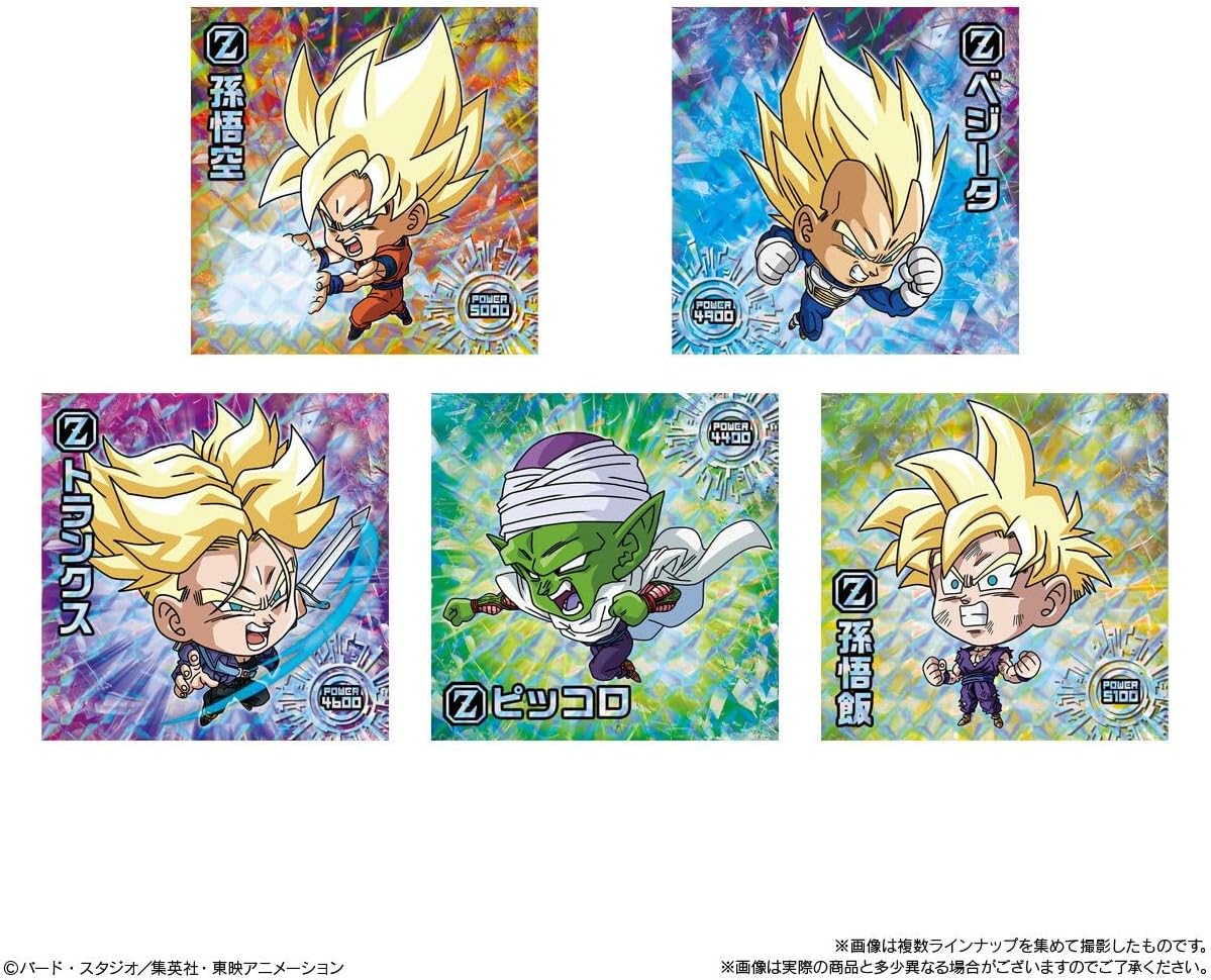 Crunchy cocoa cream wafer biscuit included in Dragon Ball Super Warrior sticker snack