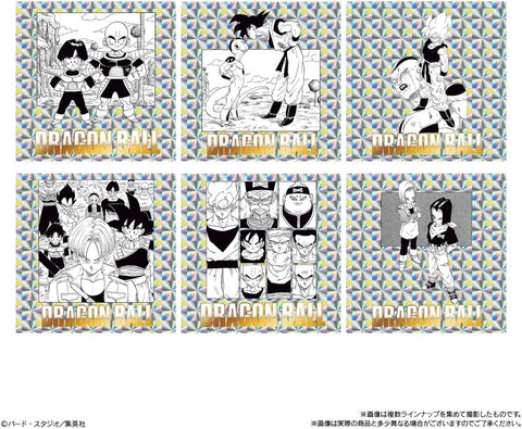 Dragon Ball collectible sticker wafer snack packaging featuring original manga artwork