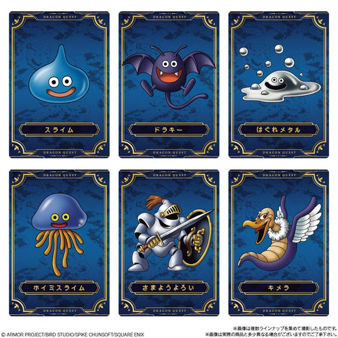 Close-up view of the crispy chocolate wafer included in each Dragon Quest Roto Trilogy pack.