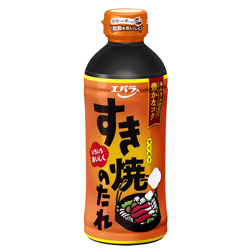 Ebara Sukiyaki Sauce Mild 500ml Japanese hot pot seasoning bottle