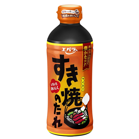 Ebara Sukiyaki Sauce Mild 500ml Japanese hot pot seasoning bottle