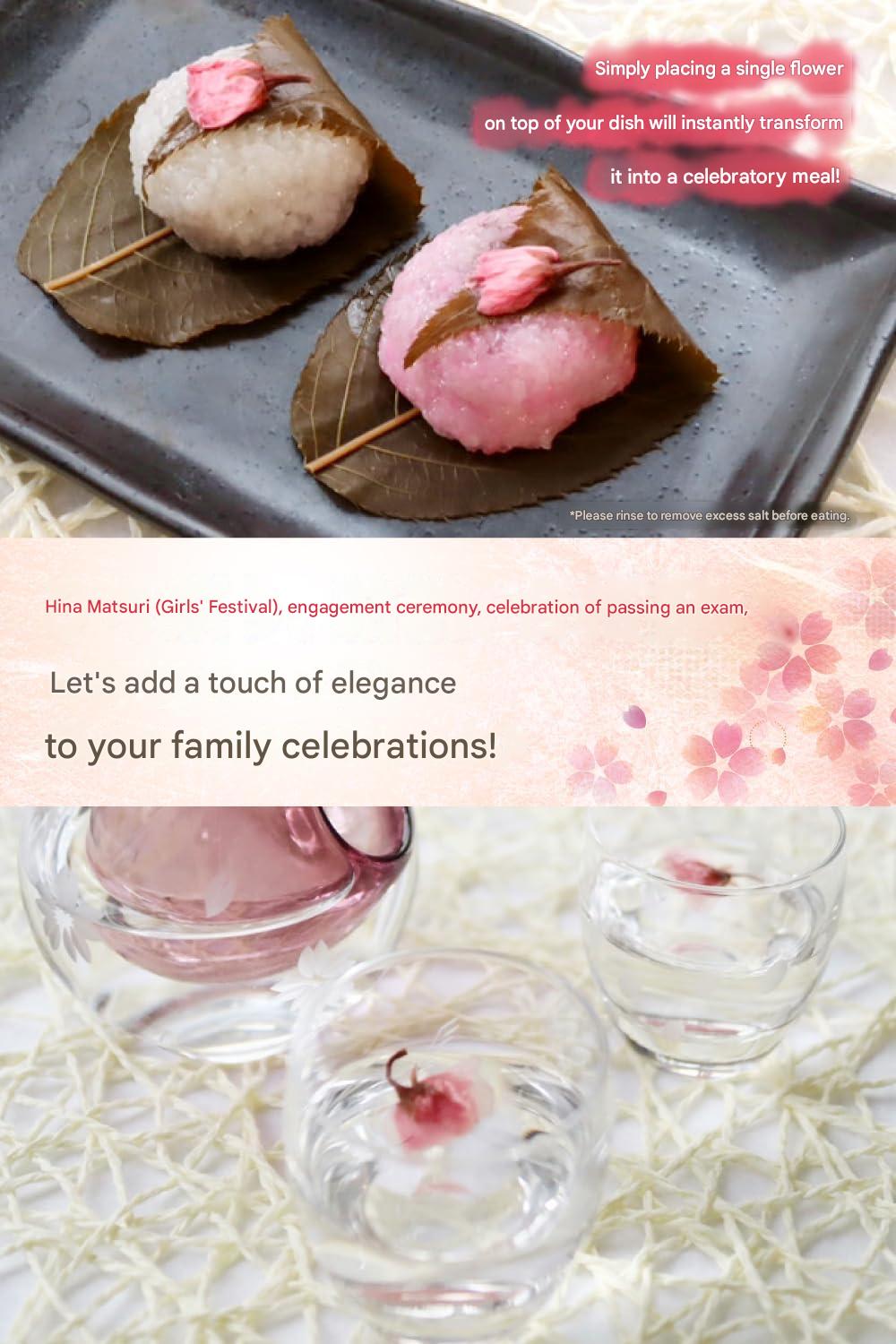 Sakura mochi and desserts made with salted cherry blossoms