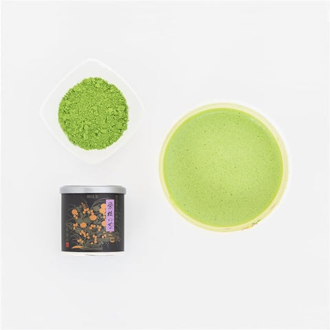 Fukujuen Eisho no Mukashi ceremonial Uji matcha prepared as traditional Koicha