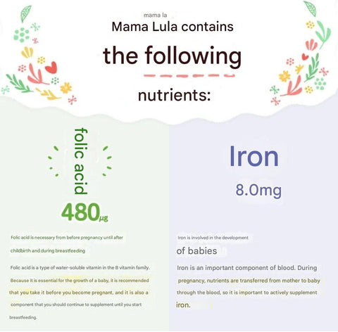 FANCL Mama Lula maternity nutrition vitamins with folic acid iron and calcium