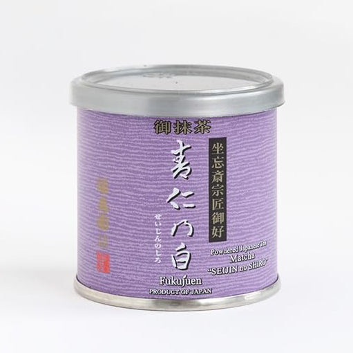Fukujuen Seinin no Shiro Premium Ceremonial Matcha 20g Tea Can from Japan