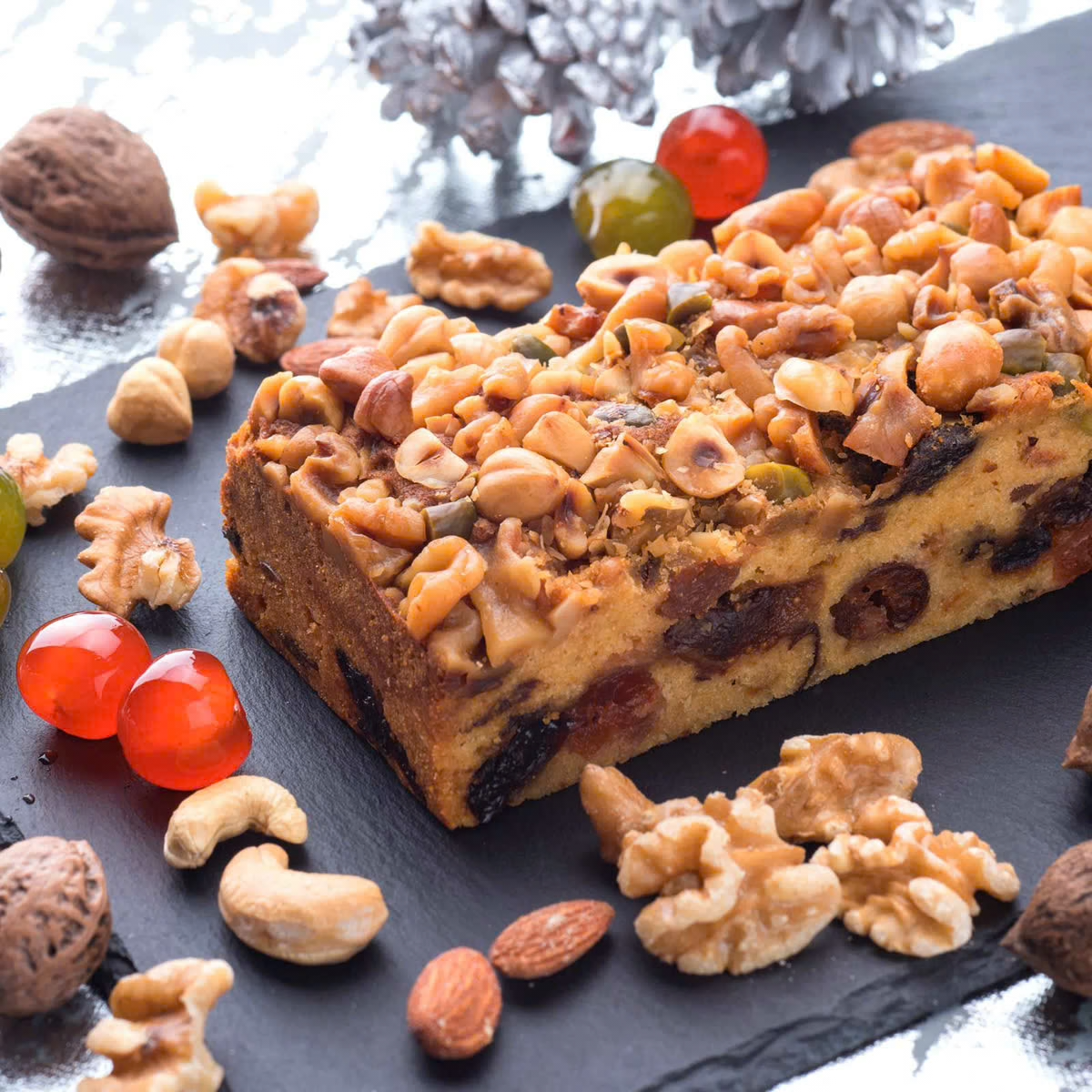 Luxury Japanese fruit and nut pound cake by GIN NO MORI in gift box