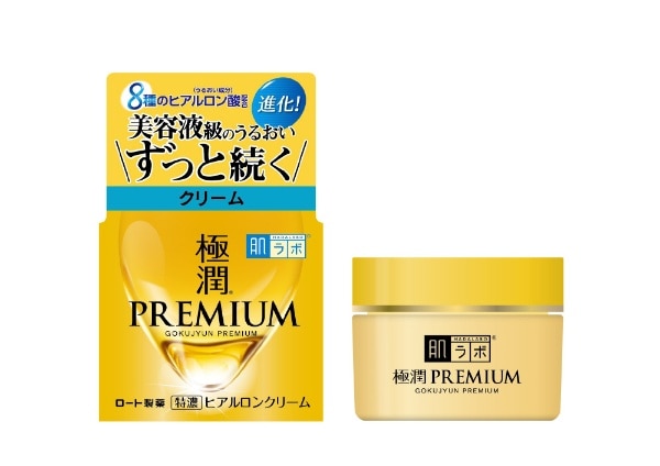 Rich moisturizing texture of Hada Labo Premium Hyaluronic Acid Cream