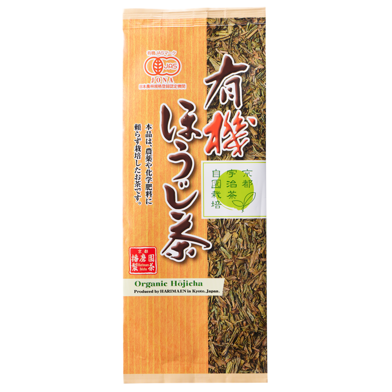 Harimaen Organic Uji Hojicha 80g roasted organic green tea from Kyoto Japan