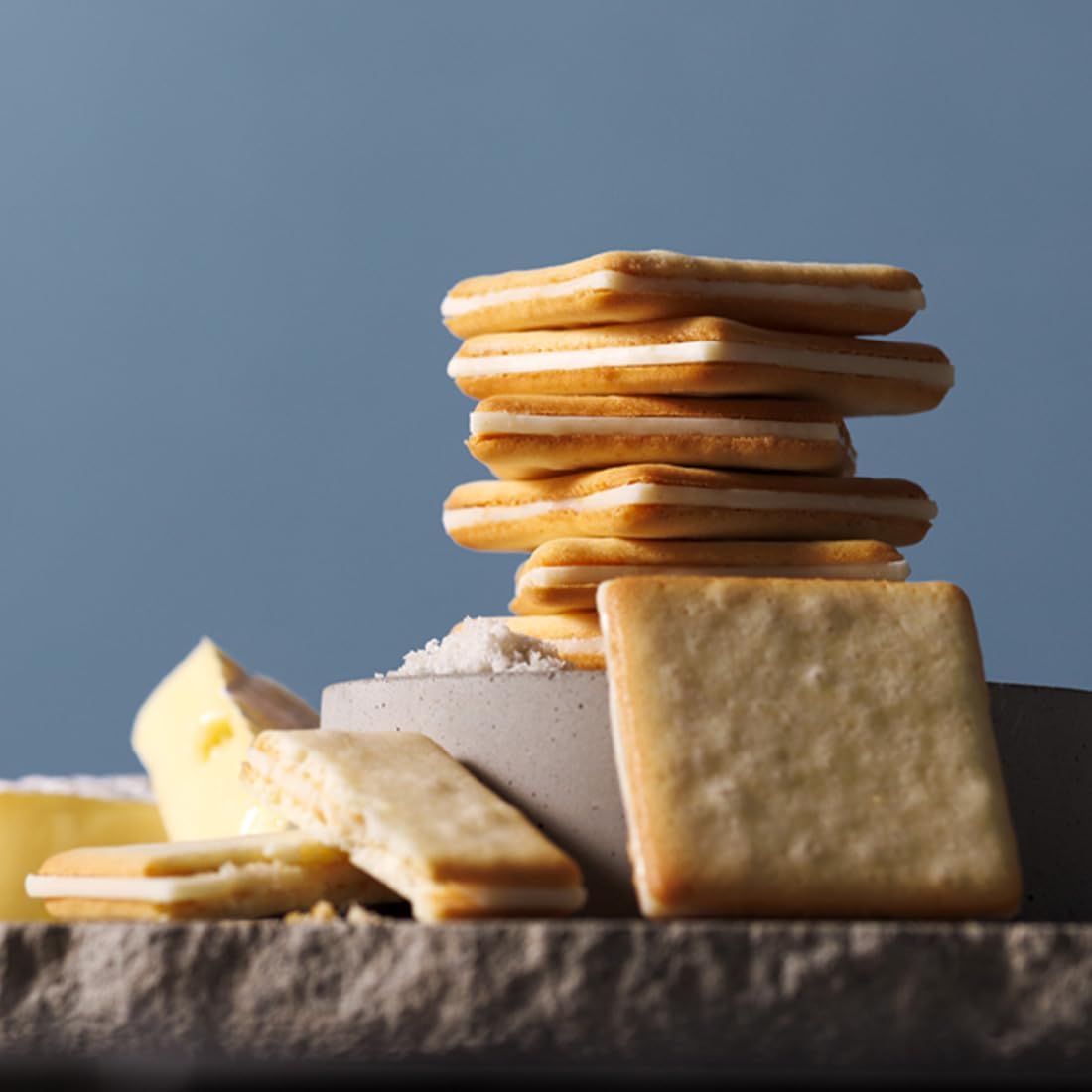 Honey & Gorgonzola cookies individually wrapped