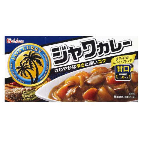 House Foods Java Curry Mild 185g Japanese curry roux box