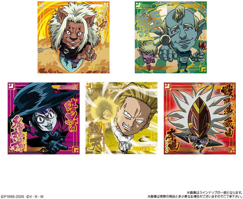 Japanese shokugan with Hunter x Hunter collectible stickers