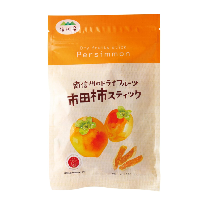 Front image of Tealife Ichidagaki Dried Persimmon Sticks 95g