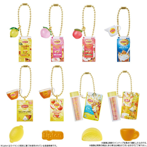 BANDAI × Lipton Miniature Charm & Gummy Box Lemon Tea Flavor set of 12