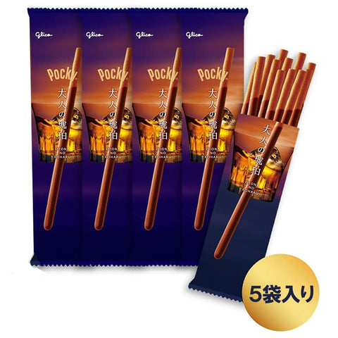Pocky Adult Amber Premium Chocolate Pretzel Snack 1 Box