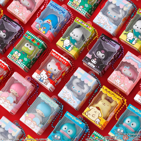BANDAI Sanrio Characters CHOCOBOX Boxed Figure Collection with Chocolate Biscuits 14 Packs