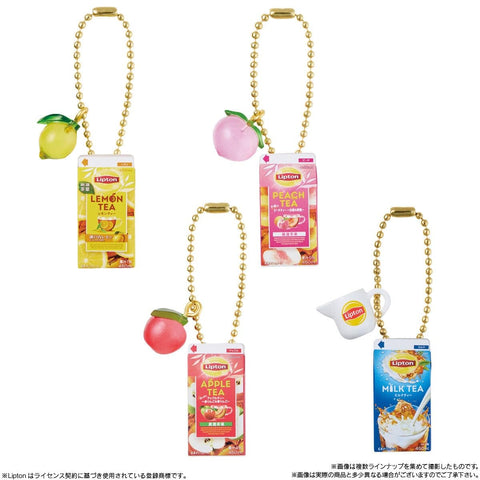 BANDAI × Lipton Miniature Charm & Gummy Box Lemon Tea Flavor set of 12