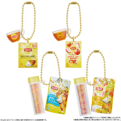 BANDAI × Lipton Miniature Charm & Gummy Box Lemon Tea Flavor set of 12