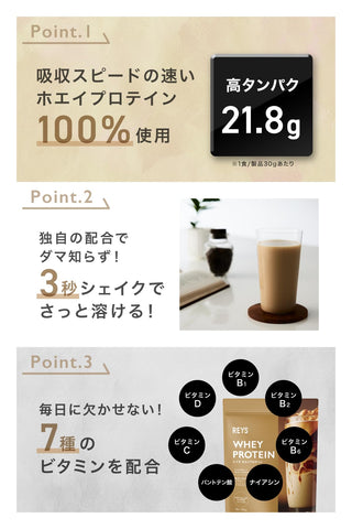 WPC Whey Protein with 7 Essential Vitamins  Café Latte Flavor 1kg