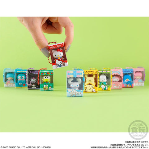 BANDAI Sanrio Characters CHOCOBOX Boxed Figure Collection with Chocolate Biscuits 14 Packs