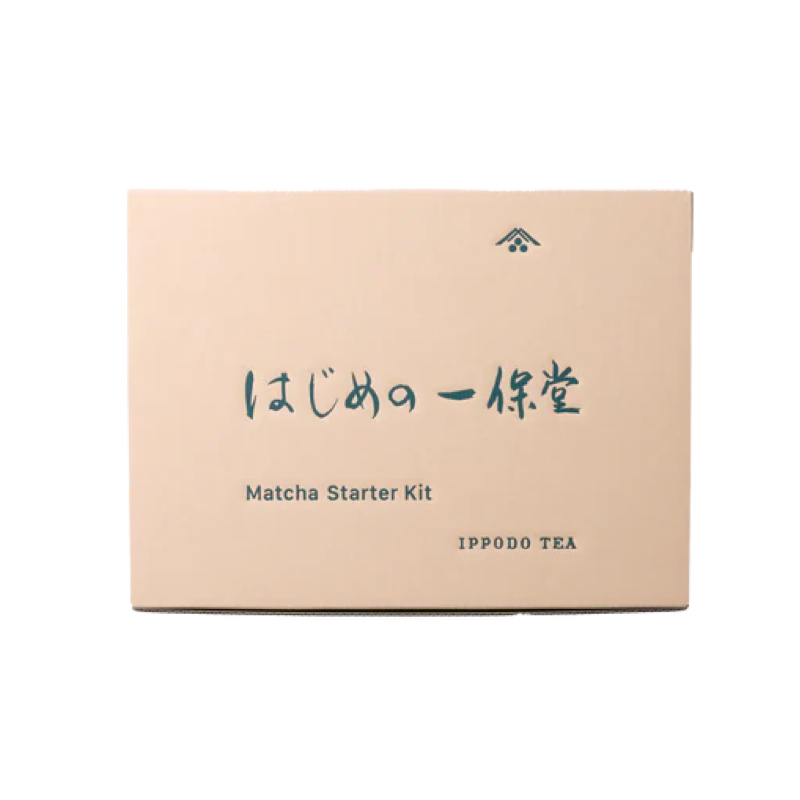 Ippodo Tea Hajime no Ippodo Matcha Starter Kit with bowl whisk and 10 matcha sticks