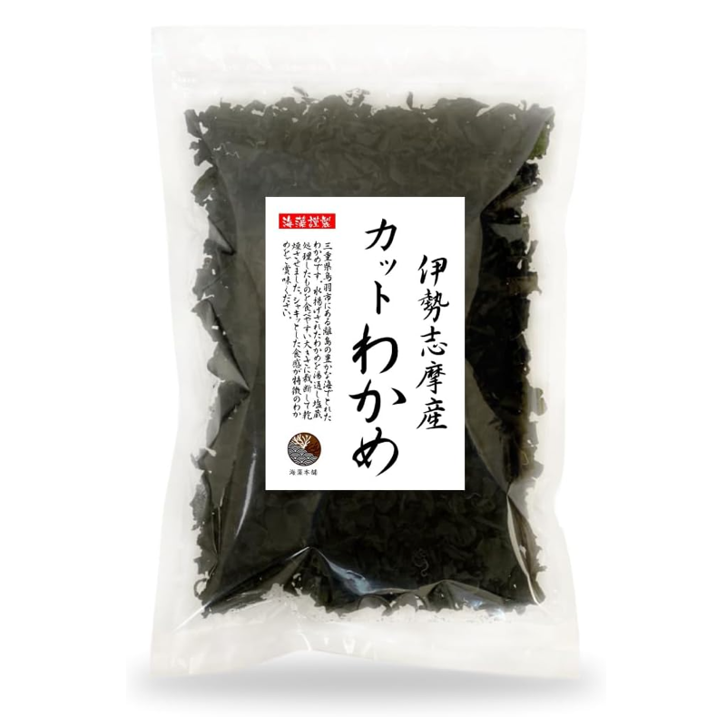 Premium Ise-Shima cut wakame seaweed 100g from Mie Japan dried wakame for miso soup and salad