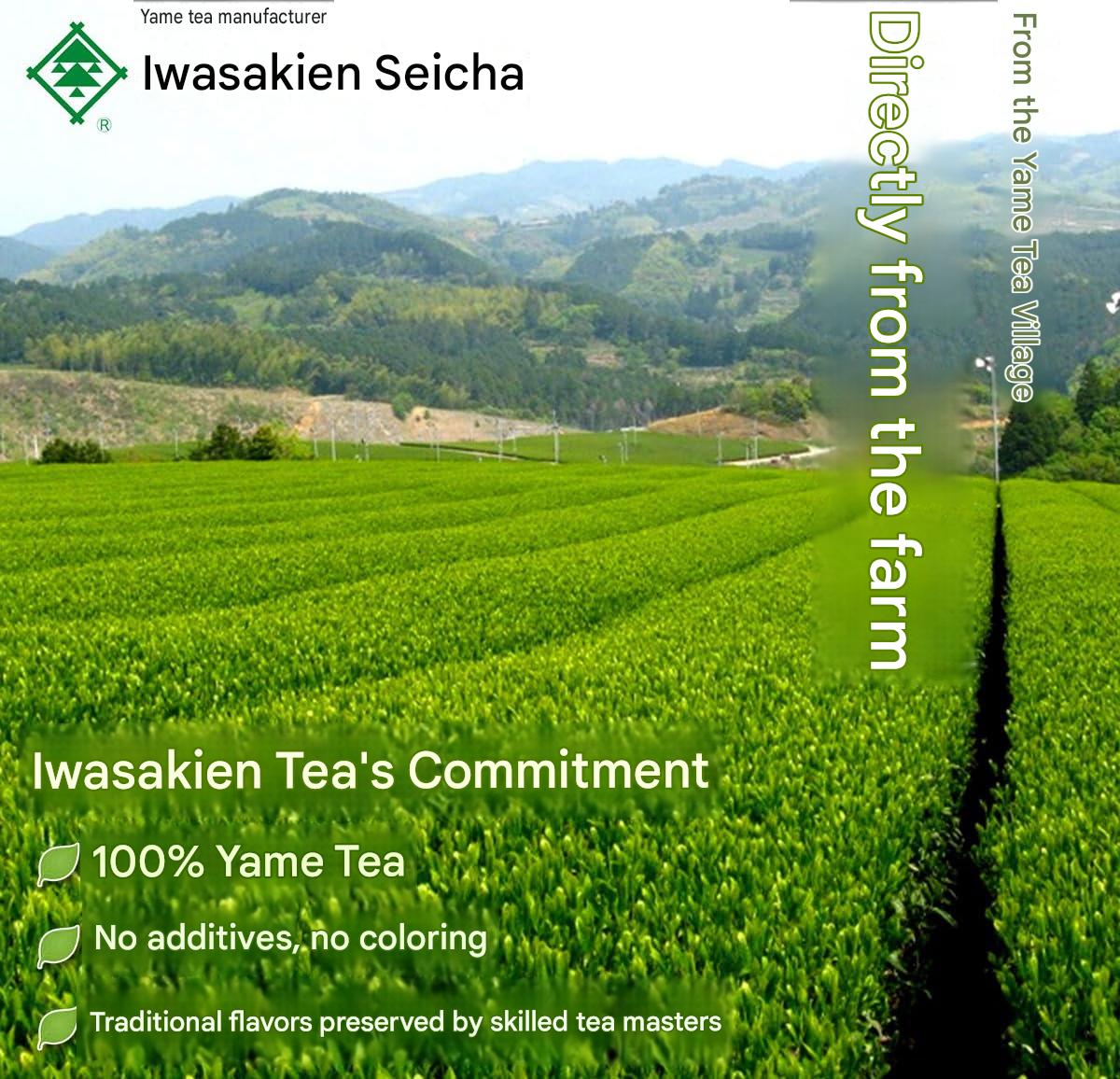 Iwasakien Karigane Shiraore Kukicha green tea 200g from Japan
