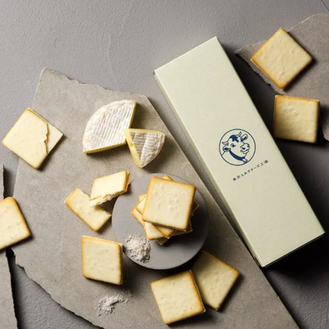 Japanese Salt & Camembert Cheese Cookies in Elegant Packaging