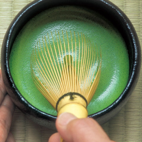 Japanese ceremonial grade Kinrin matcha green tea powder in 40g can