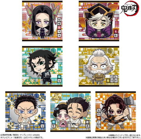 Japanese Demon Slayer wafer candy with collectible anime stickers