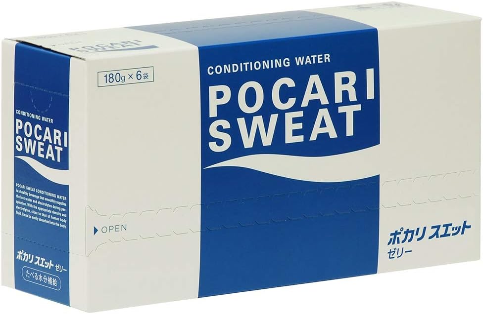 Japanese Pocari Sweat electrolyte jelly drink for sports and hydration