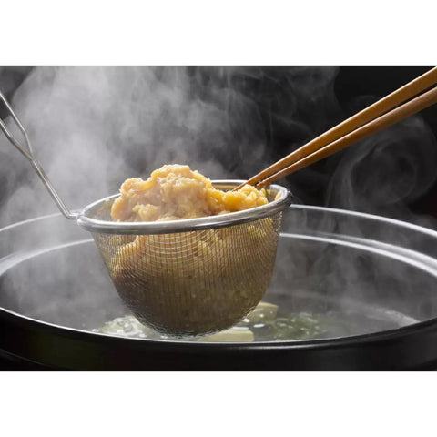 Japanese Miso Soup Made with Tomoe Hokkaido Shiro Tsubu Miso Paste