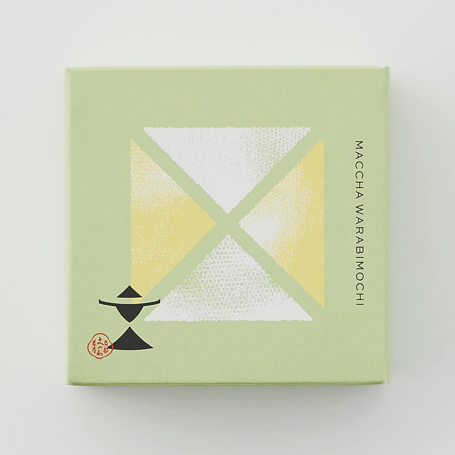 Japanese warabi mochi gift set in original Fuminosuke Chaya packaging