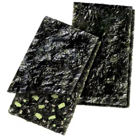 Japanese roasted seaweed snack with authentic wasabi flavor by KANRO
