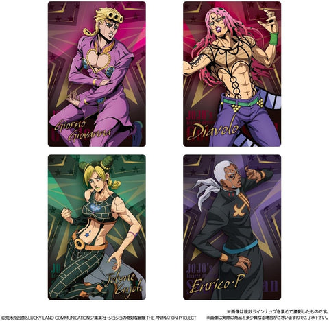 JoJo anime character collectible cards assortment from Special II series