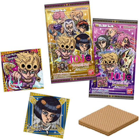 Front view of JoJo’s Bizarre Adventure Niformation Seal Wafer Golden Wind 20-pack box