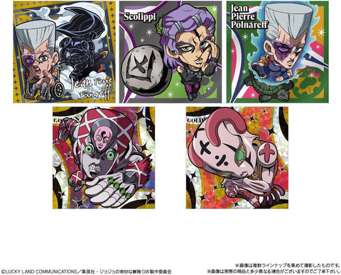 Sample wafer and sticker from the JoJo Niformation Episodio 02 series