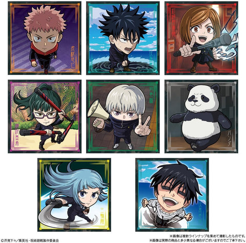 Assorted Niformation Jujutsu Kaisen collectible stickers from Vol.3