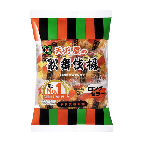 Amanoya Kabuki-Age 11 pieces snack front packaging