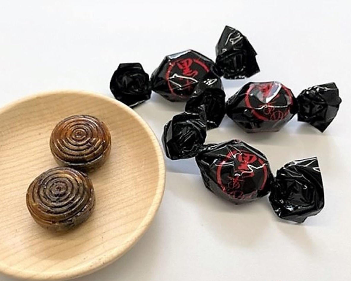 Kasugai Kuro Ame Japanese hard candy made with Okinawan brown sugar