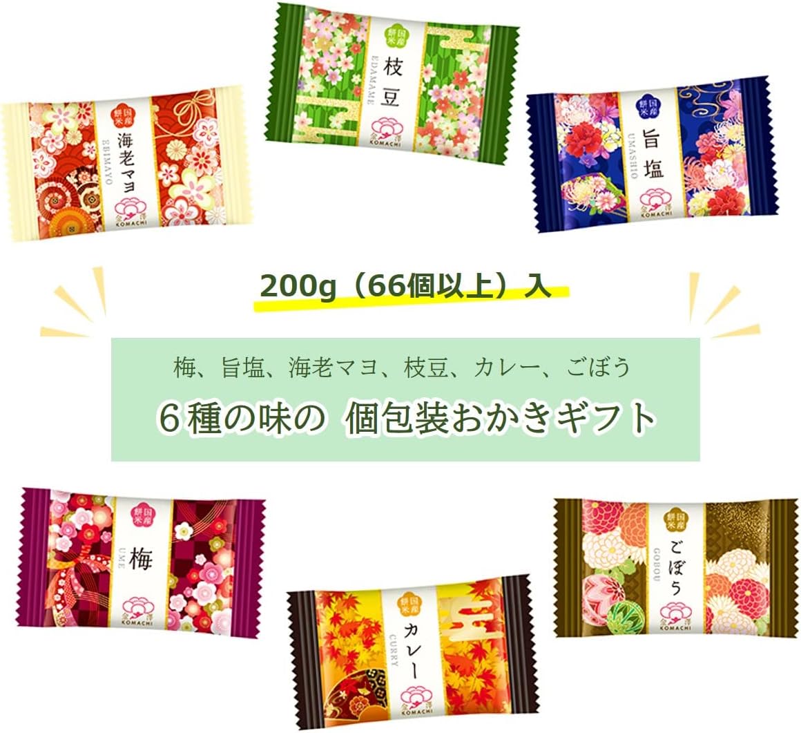 Kanazawa Kenroku Seika KMC-20 premium Japanese snack assortment