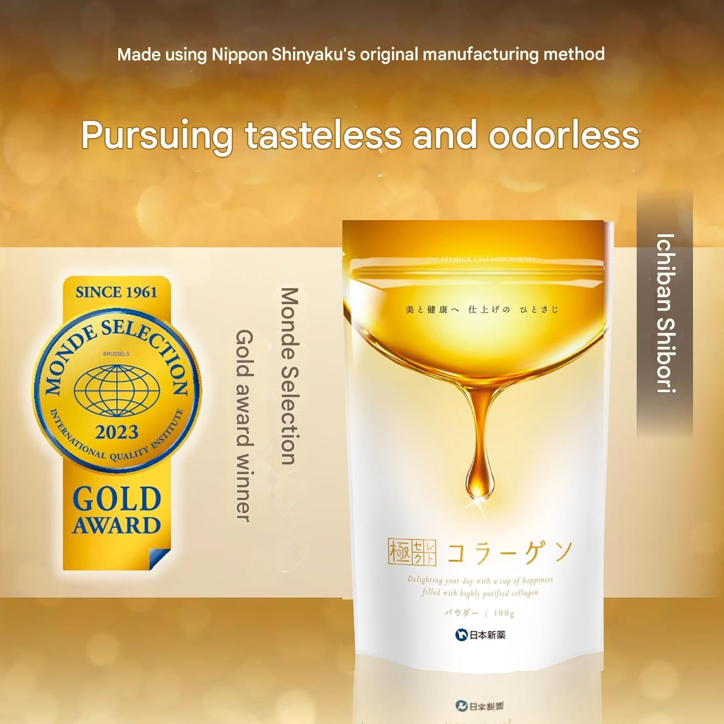 Collagen powder dissolving in coffee and beverages no taste no smell